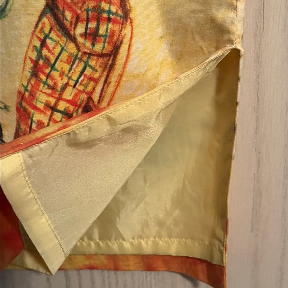 Colorful Graphic Print Midi Skirt - Picture 6 of 10